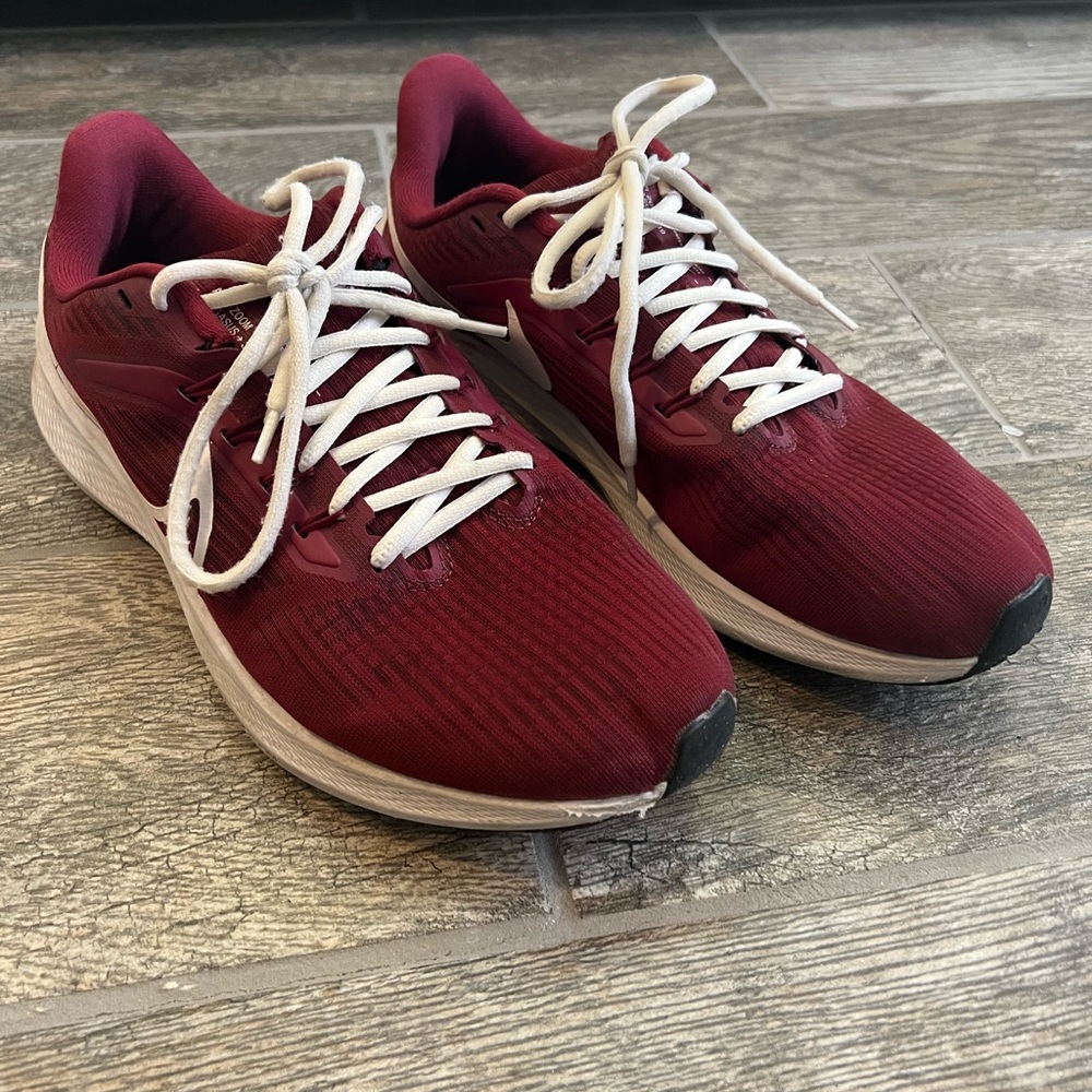 Nike Air Zoom Pegasus 39 TB team maroon white mens 9 burgundy